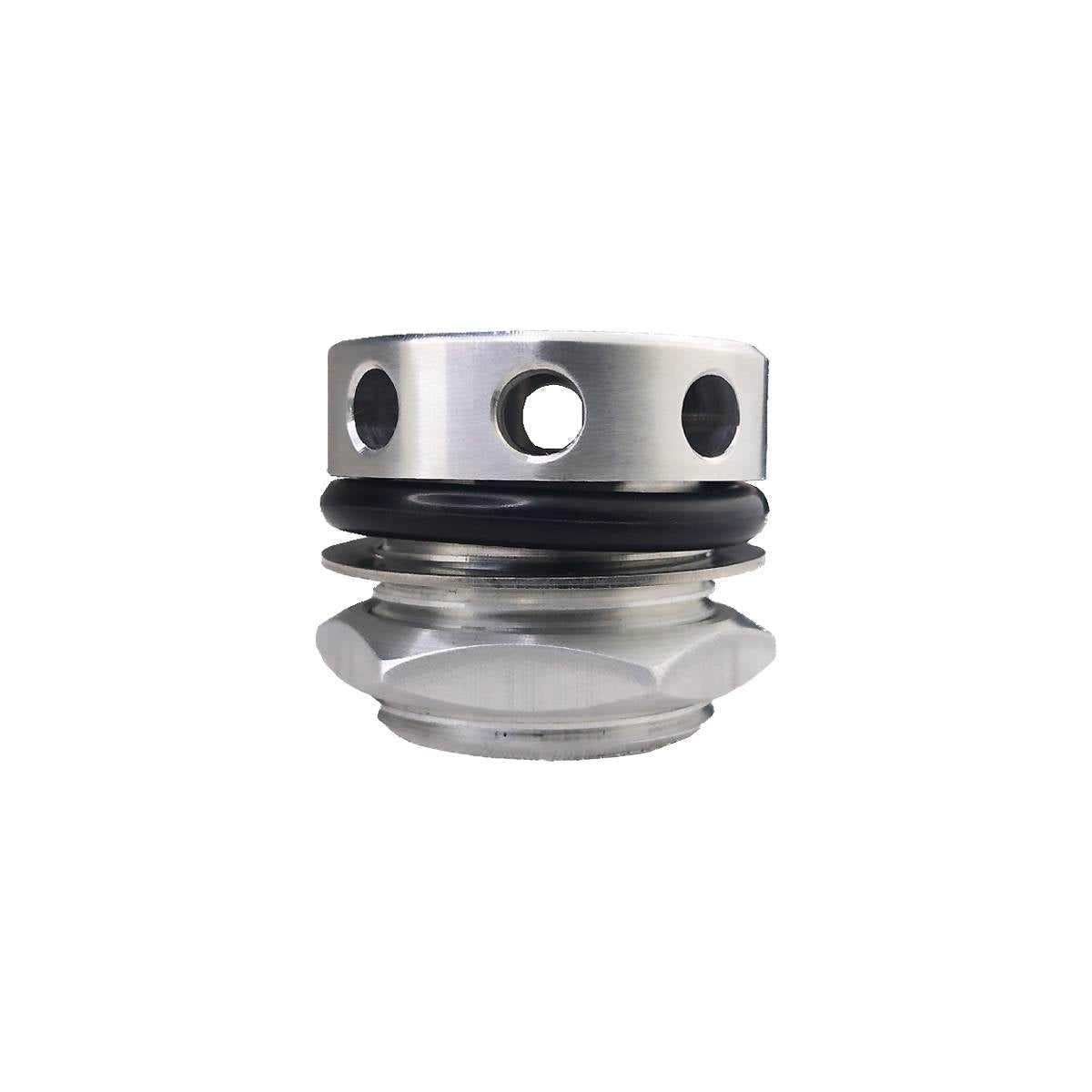 Granatelli 1-Inch Press-In Valve Cover Breather Baffle Receptacle Kit – 451000
