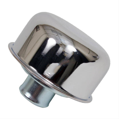 Granatelli 1.25-Inch Push-In Chrome Steel Valve Cover Breather – 451003