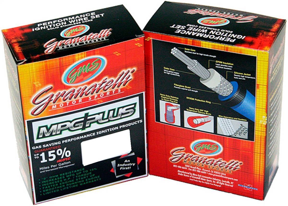 Granatelli 1995–1997 Buick Riviera 3.8L VIN K Performance Ignition Wire Set – 26-1438S