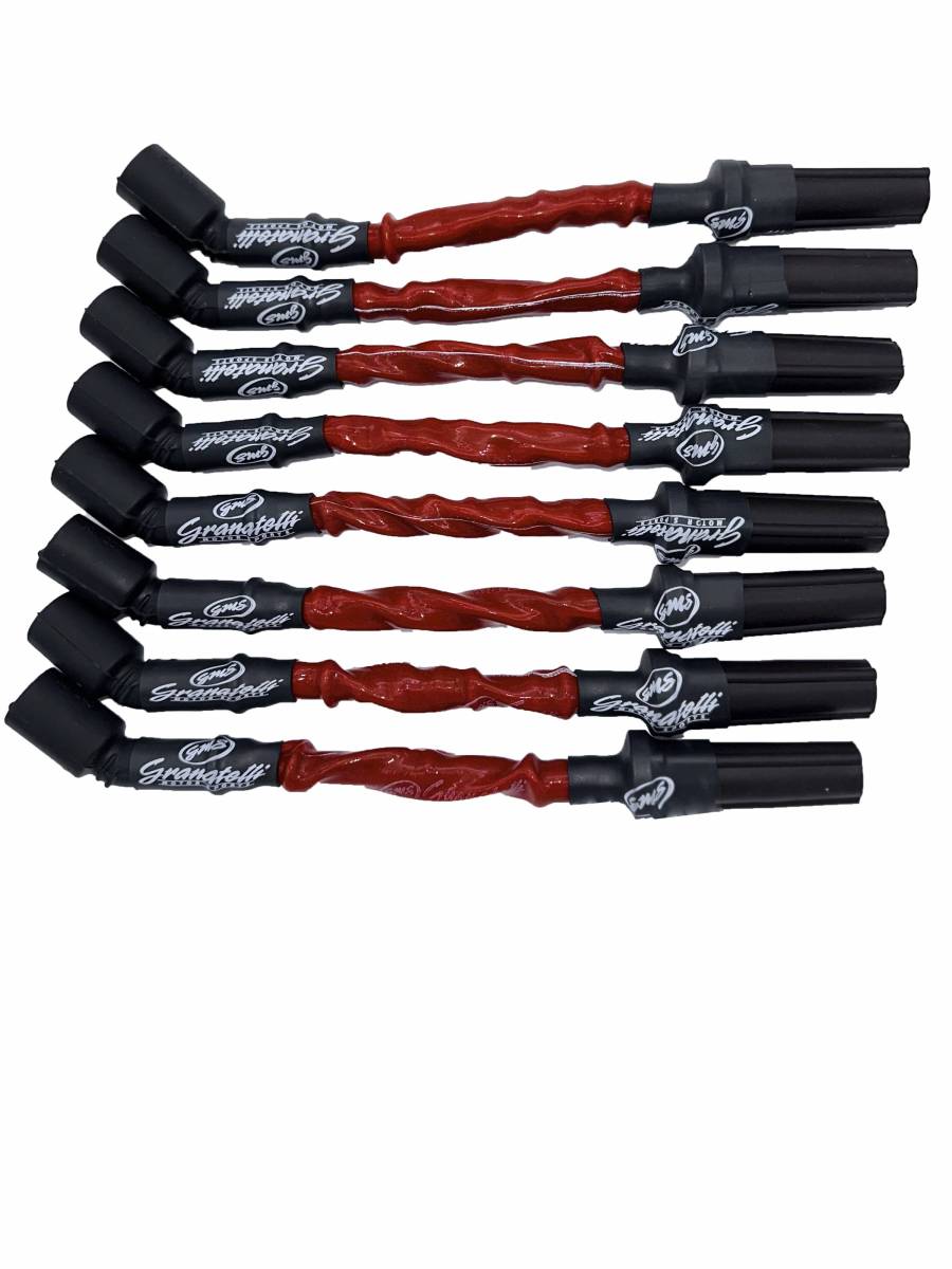 Granatelli 12" GM LS/LT 0-Ohm Red High-Temp Spark Plug Wires – 28-1629HTR