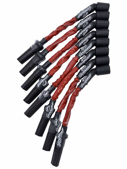 Granatelli 12" GM LS/LT 0-Ohm Red High-Temp Spark Plug Wires – 28-1629HTR