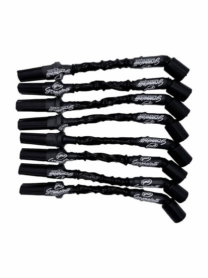 Granatelli 10" GM LS/LT 0-Ohm Black High-Temp Spark Plug Wires – 28-1545HTB