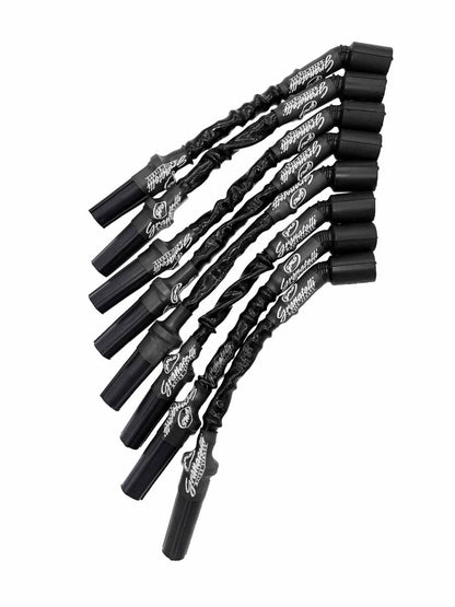 Granatelli 12" GM LS/LT 0-Ohm Black High-Temp Spark Plug Wires – 28-1629HTB