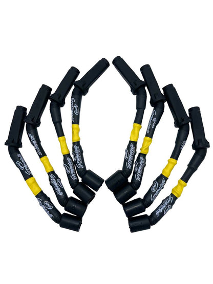 Granatelli 8" GM LS/LT 0-Ohm Yellow Spark Plug Wires – 28-1811HTY