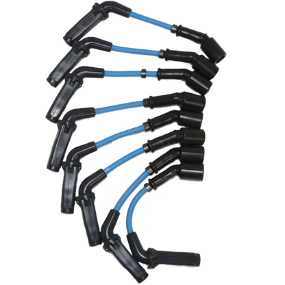 Granatelli 8" GM LS/LT 0-Ohm Blue Spark Plug Wires – 28-1811S