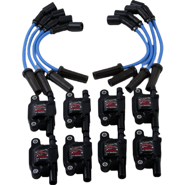 Granatelli Pro Series Xtreme 80,000V Coil Pack & 0-Ohm Wire Kit for GM L83 5.3L & L86 6.2L – 28-5362KIT