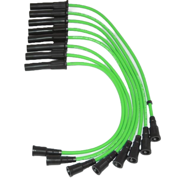 Granatelli 23" Ford Raptor 6.2L MPG Plus 0-Ohm Green Spark Plug Wires – 38-2116MPG