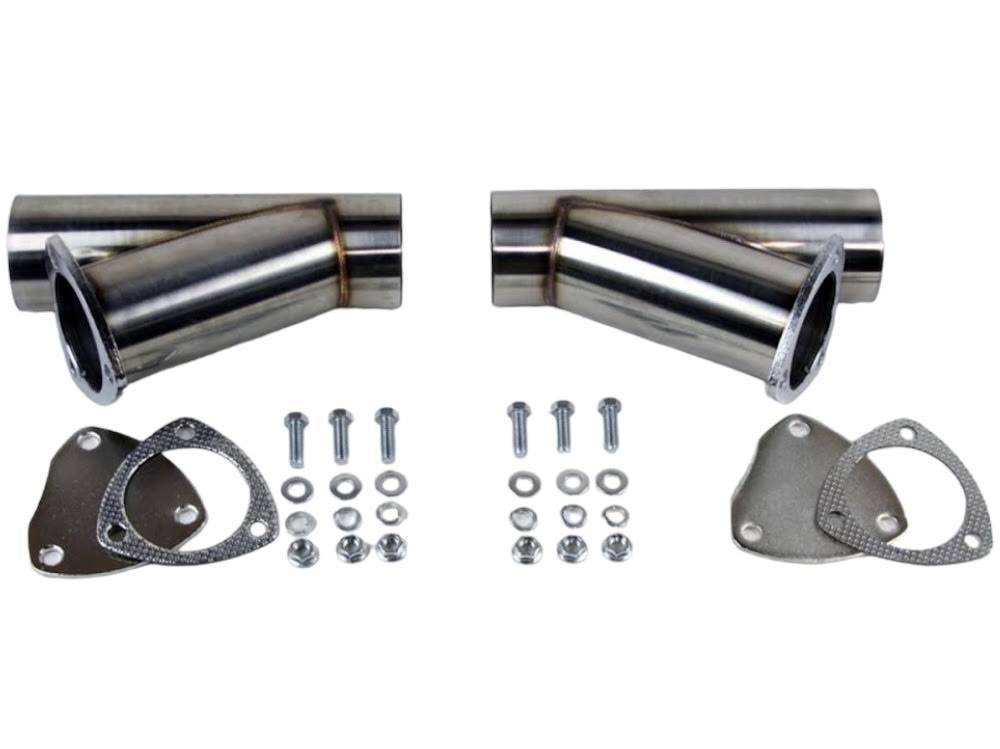 Granatelli 3-Inch Dual Round Manual Stainless Steel Exhaust Cutout Kit – 306530D