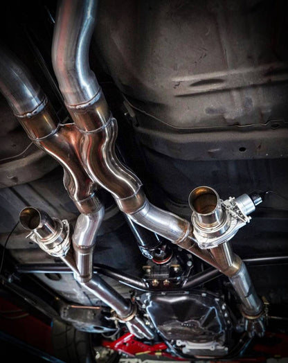 Granatelli 3-Inch Dual Round Electronic Stainless Steel Weld-In Exhaust Cutout Kit – 307530K