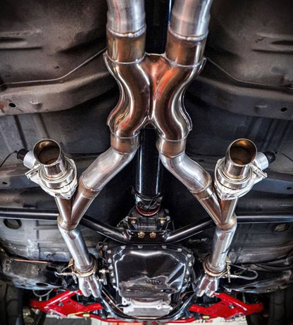 Granatelli 2.5-Inch Dual Round Electronic Stainless Steel Weld-In Exhaust Cutout Kit – 307525K