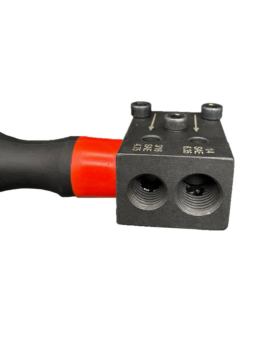 Granatelli 45° Double-Flare Brake Line Tool – 3/16" & 1/4" Lines – 540108