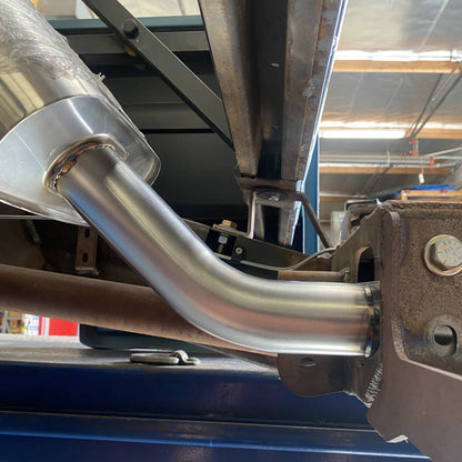 Granatelli 3" Oval Exhaust Tubing Vertical 45° Bend - 313538