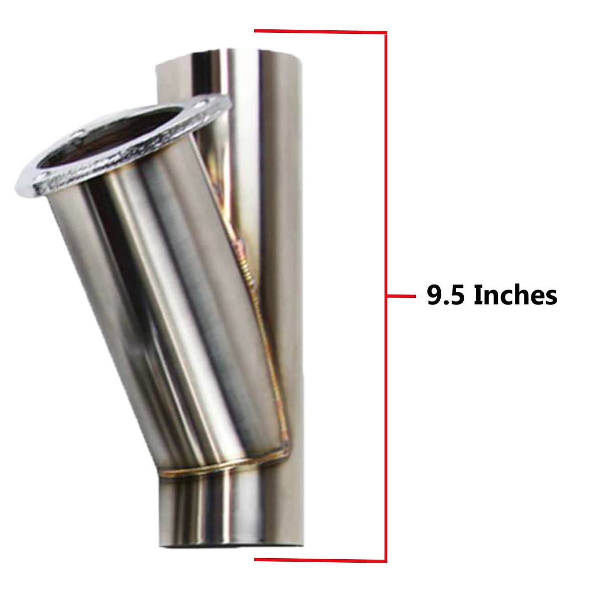 Granatelli 2.5-Inch Single Round Electronic Stainless Steel Weld-In Exhaust Cutout Kit – 307525