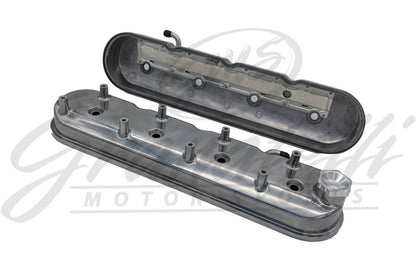 Granatelli LS Tall Valve Covers, Polished Finish, Integral Coil Mounts, 4.8L-7.0L, Pair – 640361