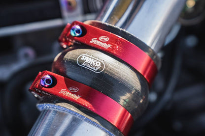 Granatelli Red Anodized Billet Aluminum Hose Clamp 97.5mm–99.5mm (Approx. 3.83"–3.91") – 971350R