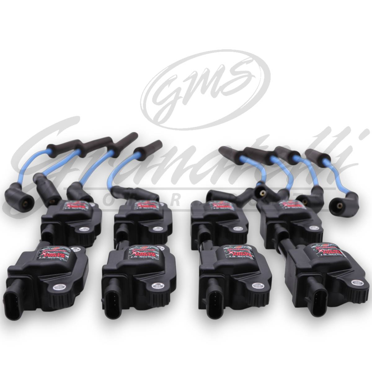 Granatelli Pro Series Xtreme 80,000V Coil Pack & 0-Ohm Wire Kit for GM L83 5.3L & L86 6.2L – 28-5362KIT