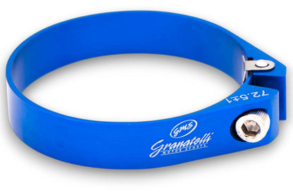 Granatelli Blue Anodized Billet Aluminum Hose Clamp 71.5mm–73.5mm (Approx. 2.81"–2.89") – 971250B