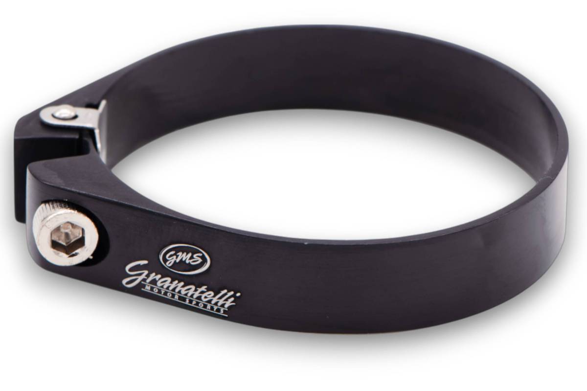 Granatelli Black Billet Aluminum Hose Clamp 47.5mm–49.5mm (Approx. 1.87"–1.94") – 971175