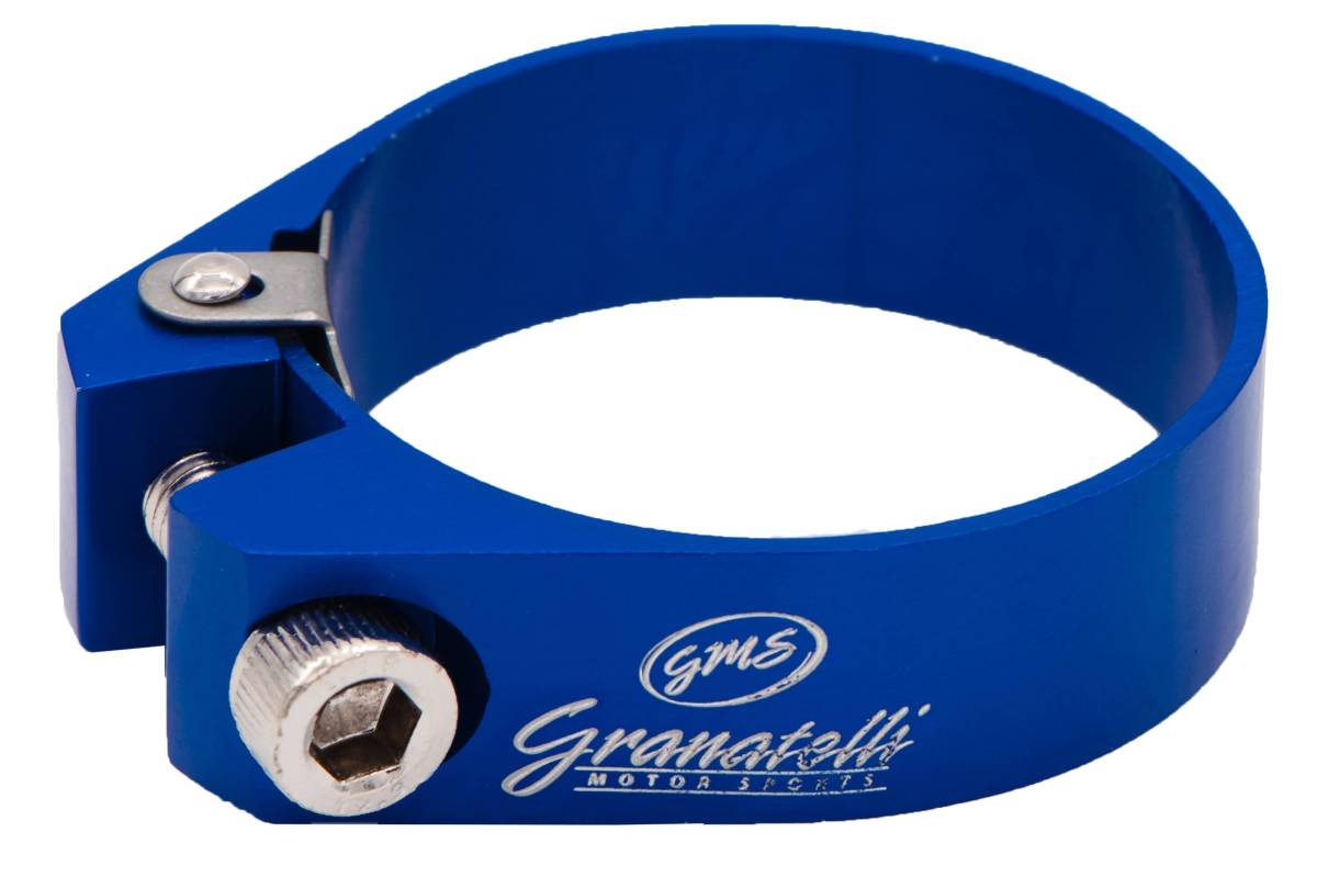 Granatelli Blue Billet Aluminum Hose Clamp 47.5mm–49.5mm (Approx. 1.87"–1.94") – 971175B