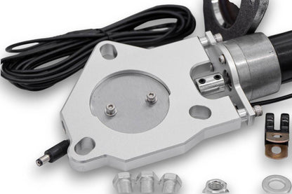 Granatelli 3-Inch Dual Round Electronic Stainless Steel Weld-In Exhaust Cutout Kit – 307530K
