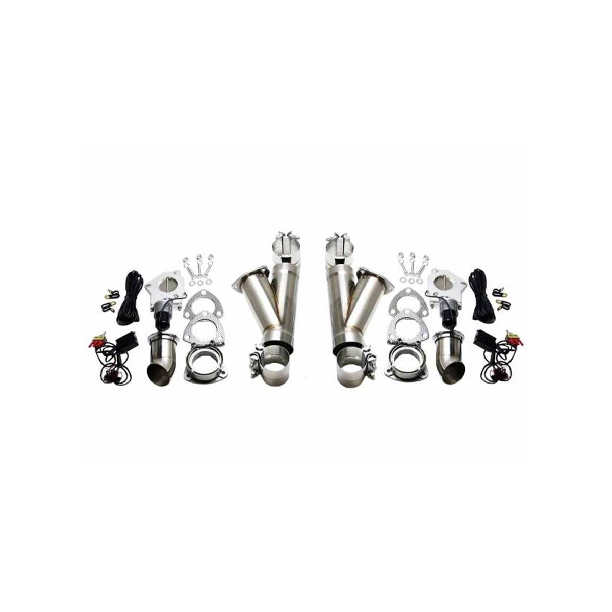 Granatelli 2.25-Inch Electronic Slip-Fit Exhaust Cutout Kit – 12347