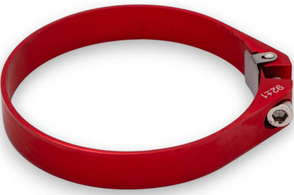 Granatelli Red Anodized Billet Aluminum Hose Clamp 109.6mm–111.6mm (Approx. 4.31"–4.39") – 971400R