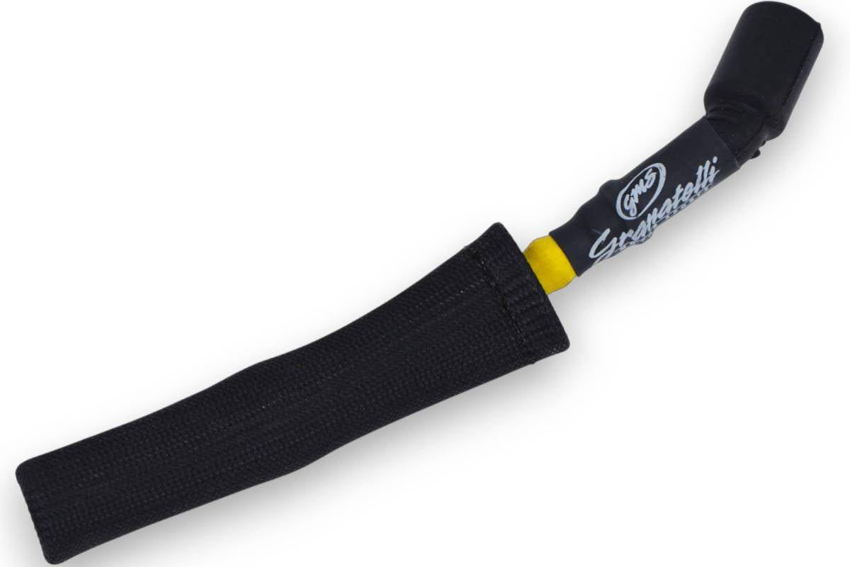 Granatelli 10" GM LS/LT 0-Ohm Yellow Single Spark Plug Wire w/ Black Kevlar Boot – 28-1545-1YB