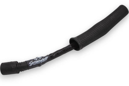 Granatelli 12" GM LS/LT 0-Ohm Black Single Spark Plug Wire w/ Black Kevlar Boot – 28-1629-1BB