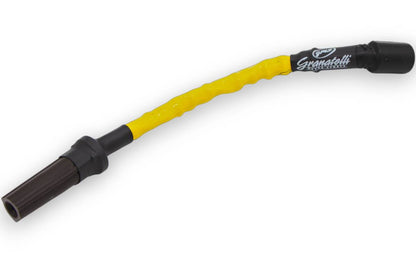 Granatelli 12" GM LS/LT 0-Ohm Yellow Single Spark Plug Wire – 28-1629-1Y