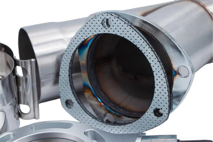Granatelli 3.5-Inch Dual Round Electronic Stainless Steel Slip-Fit Exhaust Cutout Kit – 302535D
