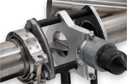 Granatelli 2.5-Inch Single Round Electronic Stainless Steel Weld-In Exhaust Cutout Kit – 307525