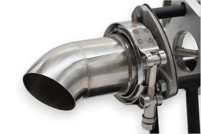 Granatelli 2.5-Inch Single Round Electronic Stainless Steel Weld-In Exhaust Cutout Kit – 307525