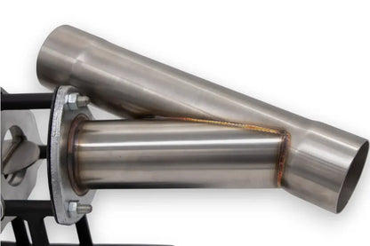 Granatelli 2.25-Inch Single Round Electronic Stainless Steel Weld-In Exhaust Cutout Kit – 307522