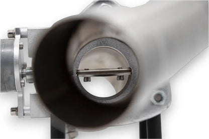 Granatelli 2.25-Inch Single Round Electronic Stainless Steel Weld-In Exhaust Cutout Kit – 307522