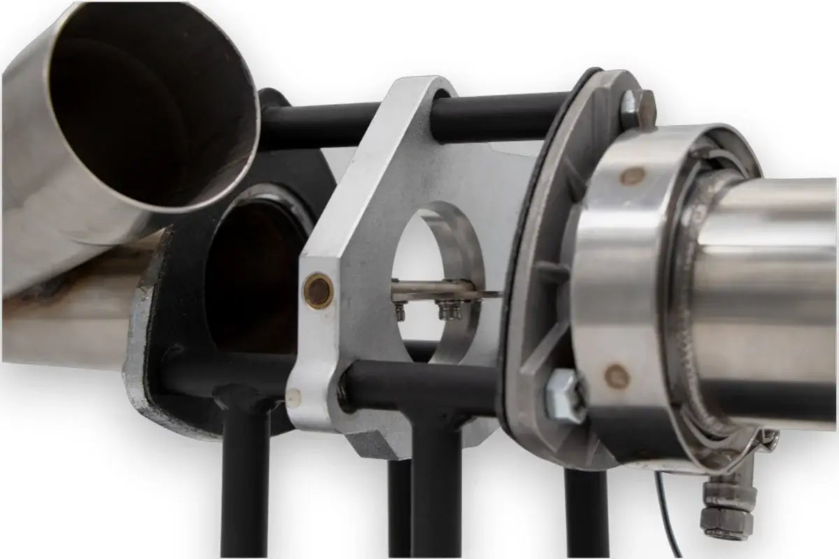 Granatelli 2.25-Inch Dual Round Electronic Stainless Steel Weld-In Exhaust Cutout Kit – 307522D