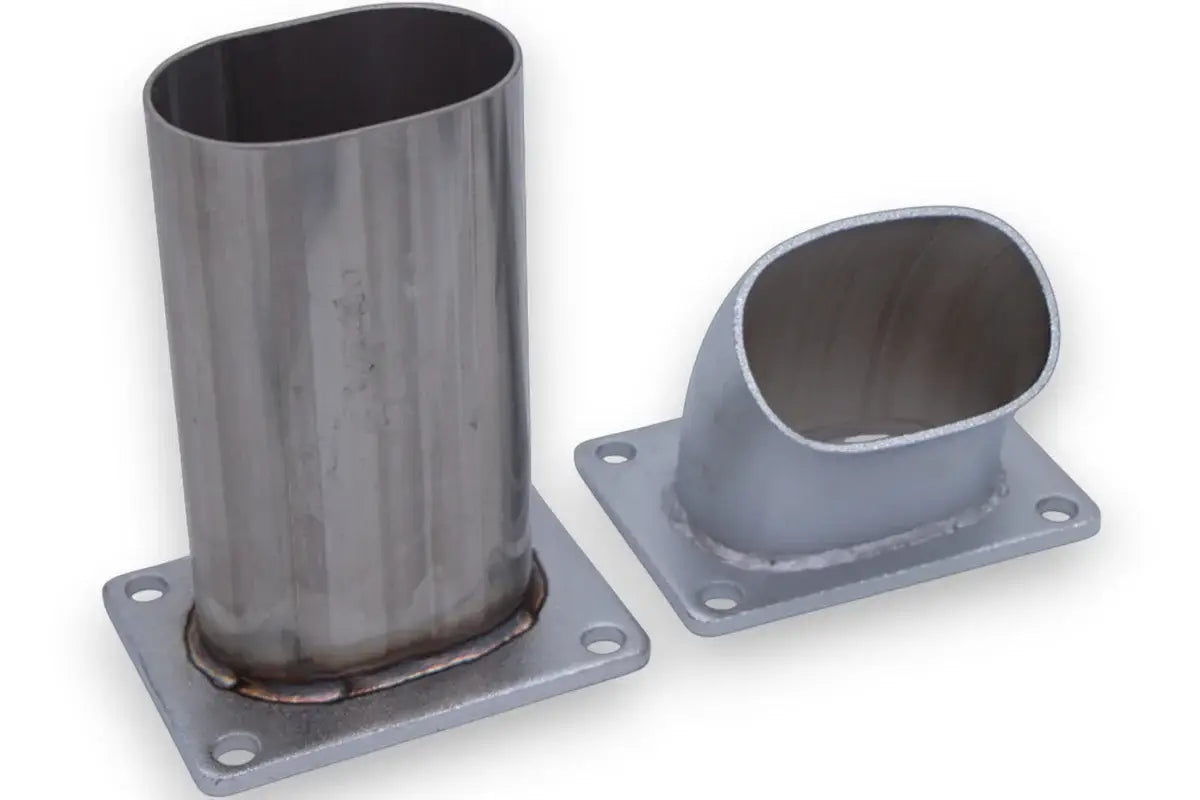 Granatelli 3" Single Oval Electronic Stainless Steel Weld-In Exhaust Cutout Kit – 313530