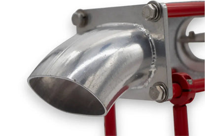 Granatelli 3" Single Oval Electronic Stainless Steel Weld-In Exhaust Cutout Kit – 313530