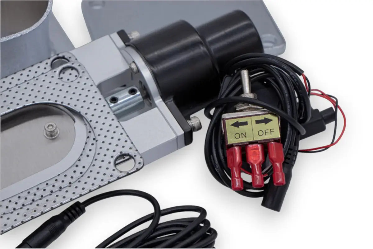 Granatelli 3" Dual Oval Electronic Stainless Steel Weld-In Exhaust Cutout Kit – 313530D