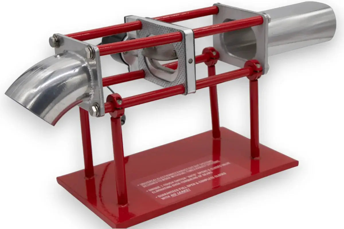 Granatelli 3" Dual Oval Electronic Stainless Steel Weld-In Exhaust Cutout Kit – 313530D