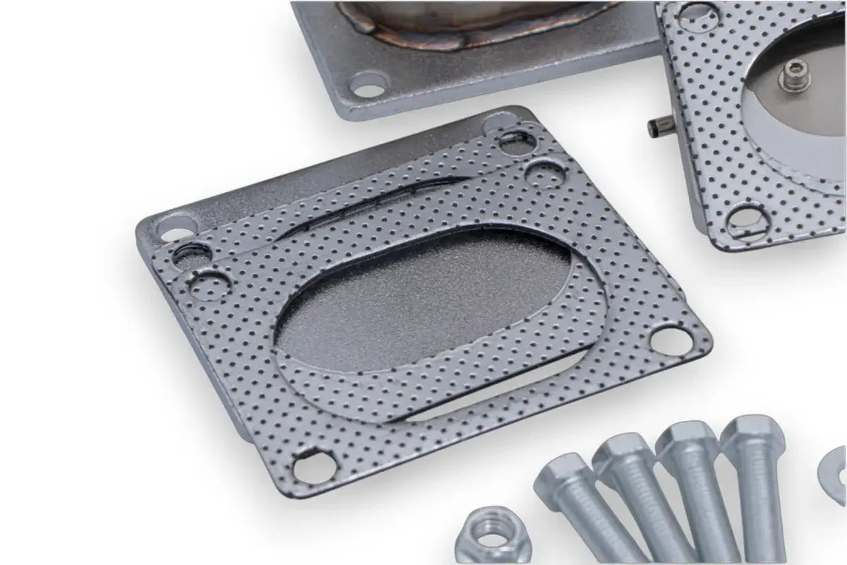 Granatelli 3" Dual Oval Electronic Stainless Steel Weld-In Exhaust Cutout Kit – 313530D