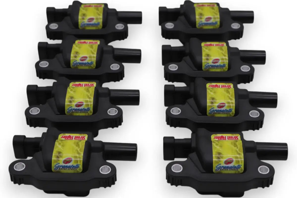 Granatelli GM LS1/LS2/LS3/LS6/LS7/LS9/LSA 60K Street Fighter Black Coil Pack Set – 28-0512-CP