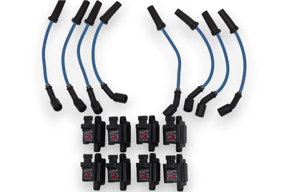 Granatelli 12" GM LS/LT 80K 0-Ohm Coil-Near-Plug Ignition Coil & Wire Kit – 28-1629KIT