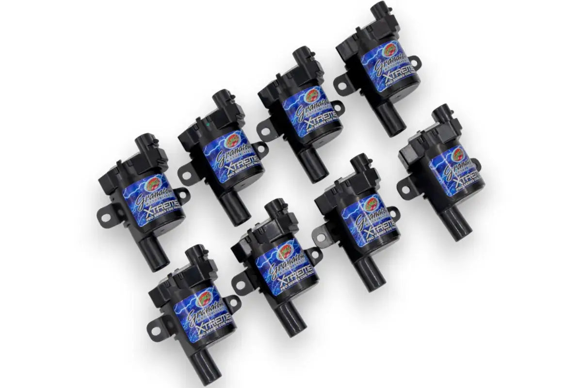 Granatelli GM LS Truck/SUV 4.8L/5.3L Cylindrical-Coil 65K Pro Series Xtreme Coil Pack Set – 28-1680CP