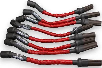 Granatelli 10" GM LS/LT 0-Ohm Red High-Temp Spark Plug Wires – 28-1545HTR