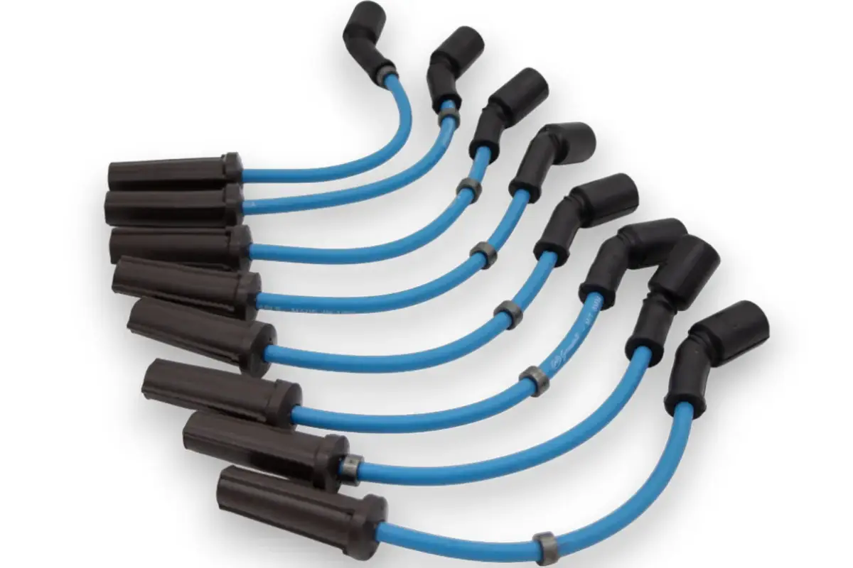 Granatelli 10" GM LS/LT 0-Ohm Blue Spark Plug Wires – 28-1545S