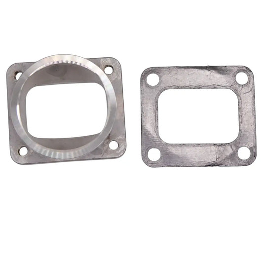 Granatelli Motor Sports Turbo Adapter, Cast. 3.0" V-Band to T4 Housing, Threaded