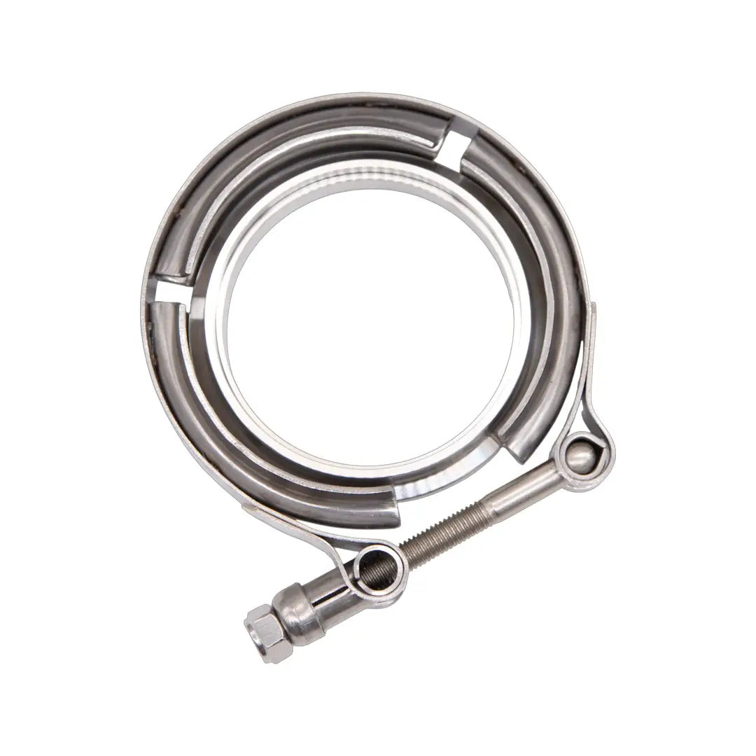Granatelli 90° Turbo Adapter – 3.0" V-Band to T3/T4 Housing, Cast Threaded - 540209