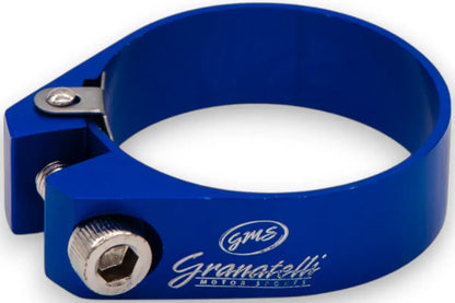 Granatelli Blue Billet Aluminum Hose Clamp 42mm–44mm (Approx. 1.65"–1.73") – 971150B