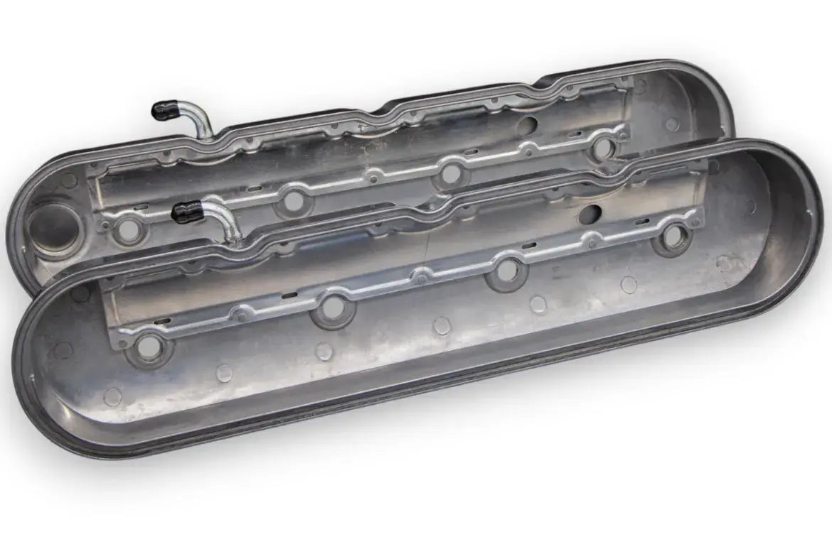 Granatelli LS Tall Valve Covers, Polished Finish, Integral Coil Mounts, 4.8L-7.0L, Pair – 640361