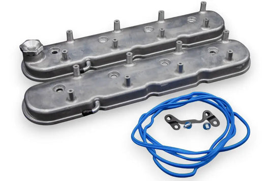 Granatelli Motor Sports LS Valve Cover Cast Finish, 4.8, 5.3, 5.7, 6.0, 6.2, 7.0L, Pair